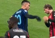 VIDEO: E turpshme, Lautaro e goditi Modricin, por kroati ia ktheu me klas