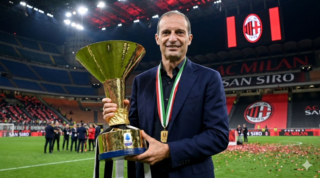 Yje Allegri synon Scudetton, Milan transferon katër yje - Futboll.al
